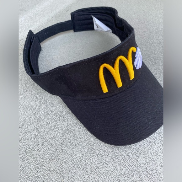 Cintas McDonalds Hat Visor Basketball Cap Fast Food Patch Logo Embroidered - Picture 3 of 9